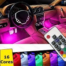 Kit Luz Ambiente Interno Strobo LED RGB Ritmo Música Tuning JP2