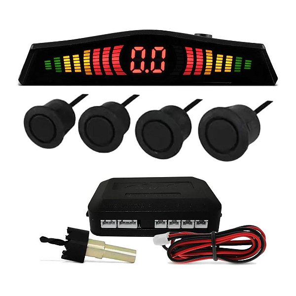 SENSOR DE ESTACIONAMENTO PRETO FOSCO  - KX3 ECO
