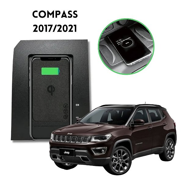 CARREGADOR DE CELULAR SEM FIO JEEP COMPASS 21/ - NAF TECH - 0250267
