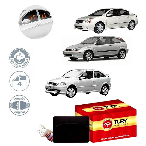 CENTRALINA TETO SOLAR UNIVERSAL ASTRA 98/14 FOCUS 01/12  SENTRA 10/13 - TURY LVX5.6