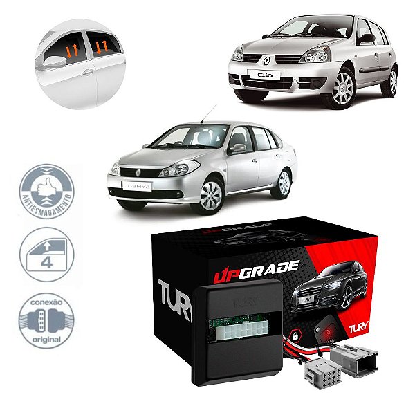 CENTRALINA VIDRO CLIO 98/16 SYMBOL 09/13 - TURY PRO4.25EP