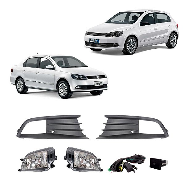 KIT FAROL AUX GOL G6 12/16 VOYAGE G6 12/16 C/MOLD BT/ORIG - SHOCKLIGHT