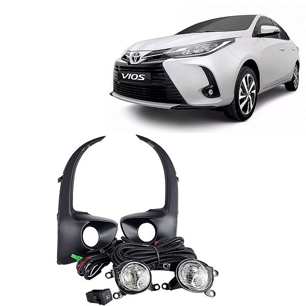 KIT FAROL AUX YARIS 22/ BT/ORIG COM LED - SHOCKLIGHT SL251810LED
