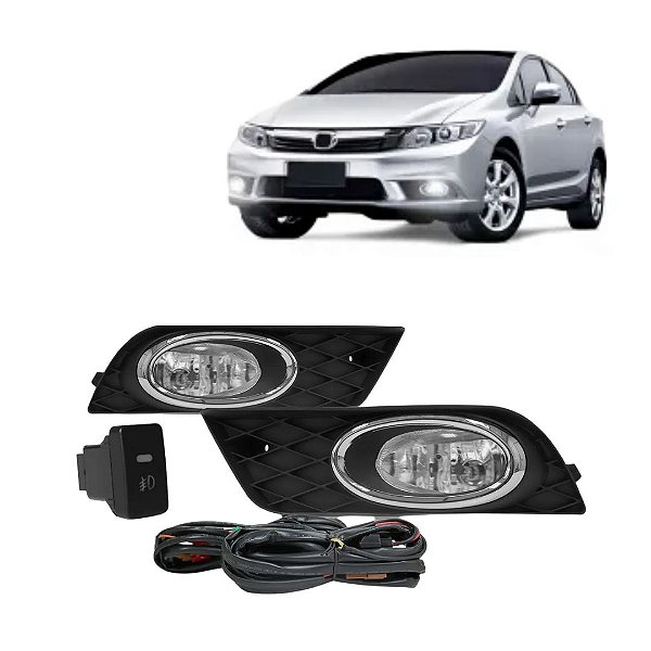 KIT FAROL AUX CIVIC 12/14 MOLD/CR BT/ORG - SUNS