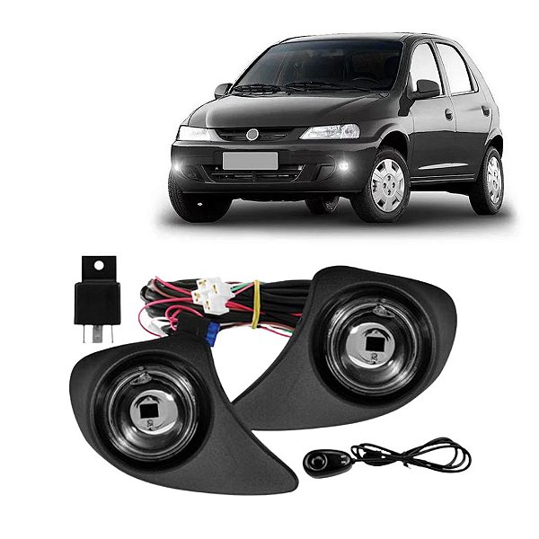 KIT FAROL AUX CELTA 99/06 C/MOLD BT/ALT - SHOCKLIGHT