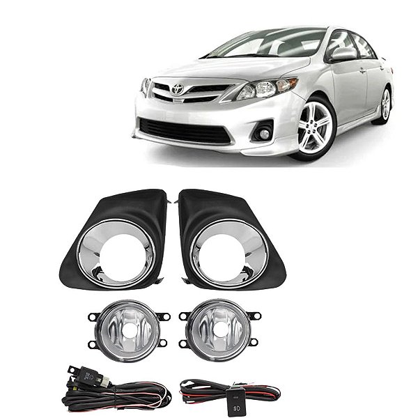 KIT FAROL AUX COROLLA 12/13 MOLD/CR BT/ORIG - SHOCKLIGHT
