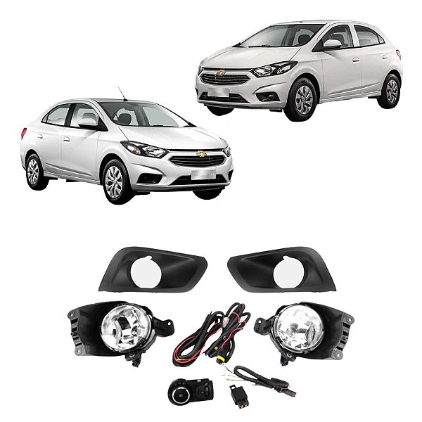 KIT FAROL AUX ONIX LT 17/ PRISMA LT 17/ C/MD BT/ORIG - SHOCKLIGHT