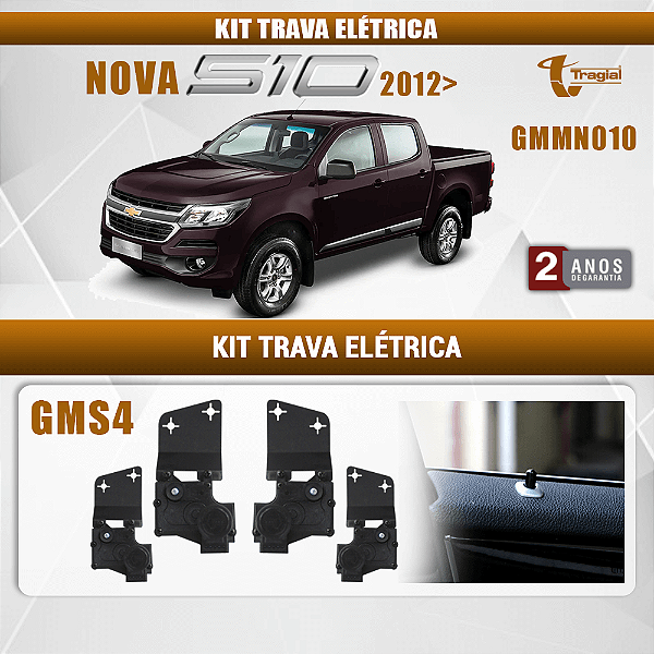 KIT TRAVA ELET S10 12/20 4P - TRAGIAL GMS4 (E)