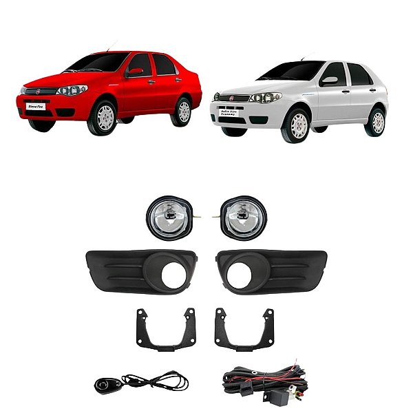 KIT FAROL AUX PALIO / SIENA 10/ MD/PTO BT/ALT - SHOCKLIGHT