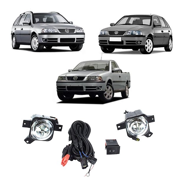 KIT FAROL AUX GOL G3 03/05 PARATI/SAVEIRO G3 03/05 - SHOCKLIGHT (E)