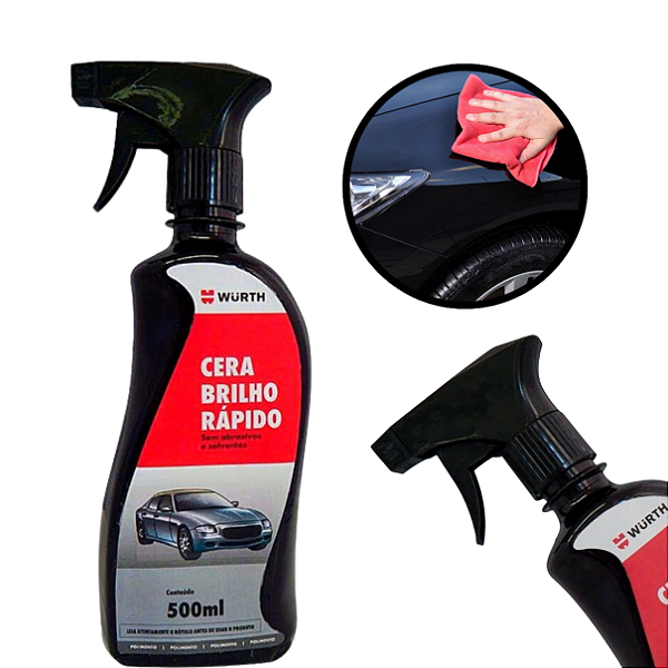 CERA BRILHO RÁPIDO  500ML - WURTH - 3890302602