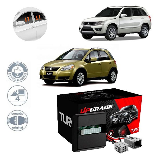 CENTRALINA VIDRO GRAND VITARA 98/17 SX4 09/15 - TURY PRO4.28H