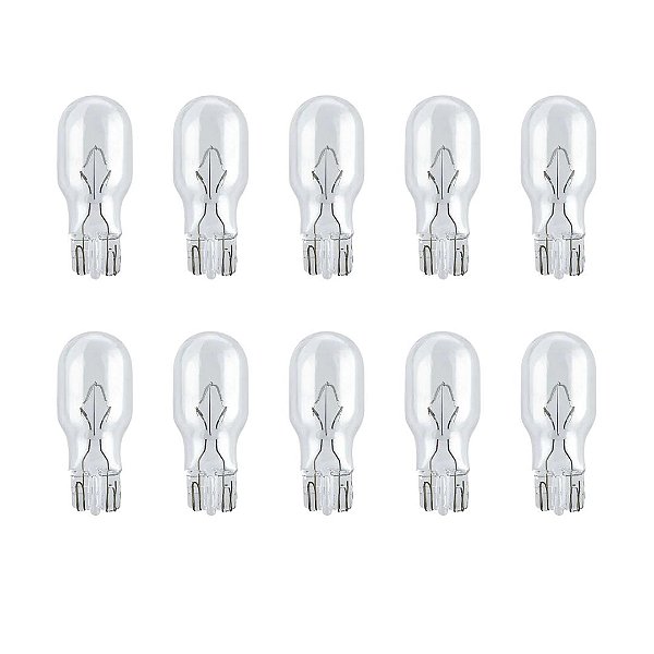 LAMPADA COMUM T15 ESMAGADA CRISTAL C/10 - AUTOVEX