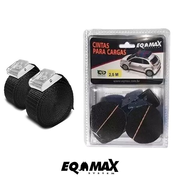 CINTA PARA CARGAS 2,5M PRETO - EQMAX