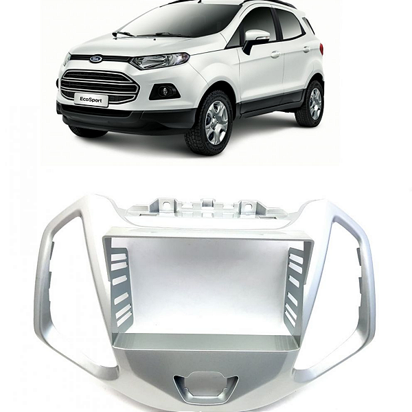 MOLDURA PAINEL 7" ECOSPORT 13/16 2DIN PRATA 3210 - FIAMON (E)