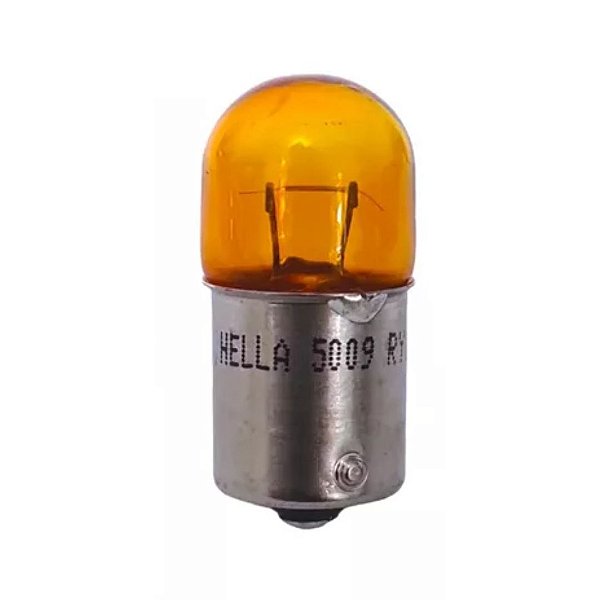 LAMPADA COMUM 69 AMBAR PEQUENA C/10 - TESLLA T69AB