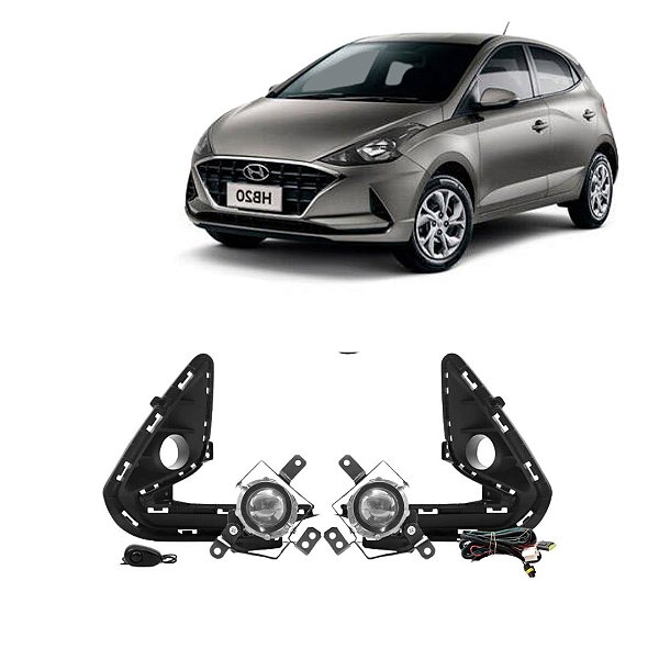 KIT FAROL AUX HB20 20/22 MD/PTO COM MÓDULO P/BOTÃO ORIG - SUNS FGS0039HY