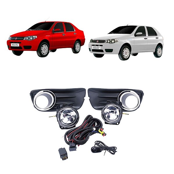 KIT FAROL AUX PALIO / SIENA 10/ MD/CR BT/ALT - SHOCKLIGHT