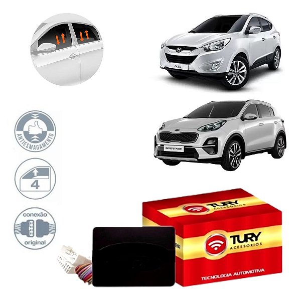 CENTRALINA VIDRO IX35 10/ SPORTAGE 11/16 PRO4.34Q (COM SUBID