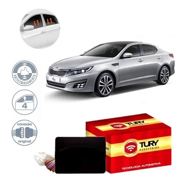 CENTRALINA VIDRO KIA OPTIMA 15/ - TURY PRO4.32CF