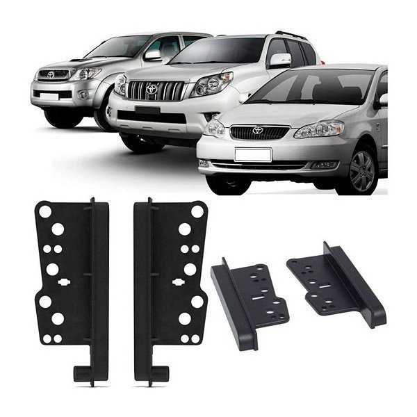 MOLDURA PAINEL 7" COROLLA 03/07 HILUX 05/11 ETIOS 13/ 2DIN (LATERAIS) 3194MD - FIAMON