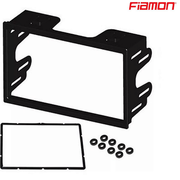 MOLDURA PAINEL  7" GOLF 99/12 / POLO 02/15 / FOX 03/13 / FIESTA 05/12 / ECOSPORT 04/12 2DIN PRETA JAPONÊS/CHINÊS - 4051M