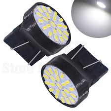 LÃMPADA LED T20 2PO PINGÃO ESMAGADO LUZ BRANCA PLACA TETO LANTERNA CARRO 12V