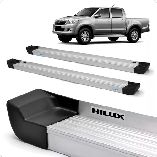 ESTRIBO LATERAL HILUX CS 24/ - CROMADO/PRETO 02501350