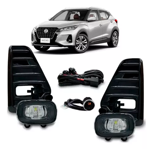 KIT FAROL AUX NISSAN KICKS 21/- BT/TOUCH - SHOCKLIGHT