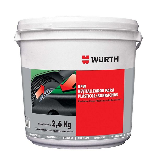 REVITALIZADOR  DE PLÁSTICO E BORRACHAS  RPW 2,6kg - WURT