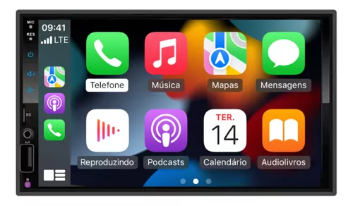 CENTRAL MULTIMIDIA MP5 7" APPLE CARPLAY ANDROID AUTO (SEM FIO) - UPPERTECH