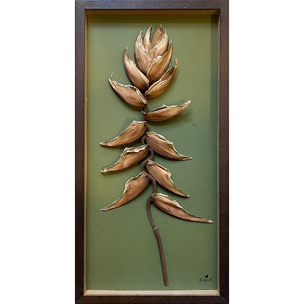 Colagem Heliconia M C/ Moldura | By Regina Duarte