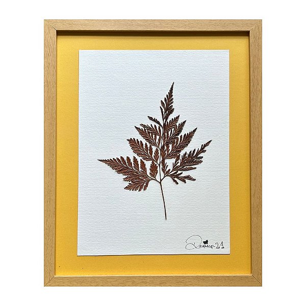 Colagem Renda Portuguesa P em Papel Reciclado - By Regina Duarte