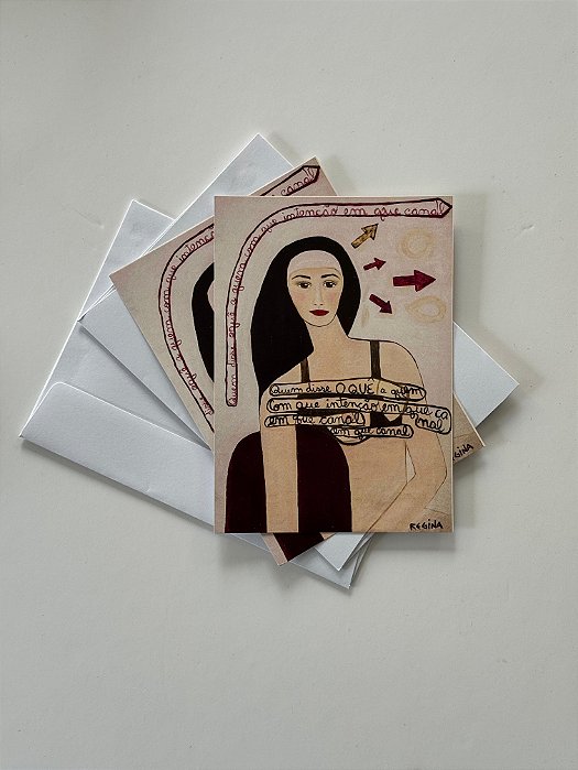 Cartão postal "Em que Canal" | By Regina Duarte