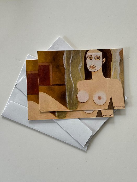 Cartão Postal "Mascara de Atriz | By Regina Duarte