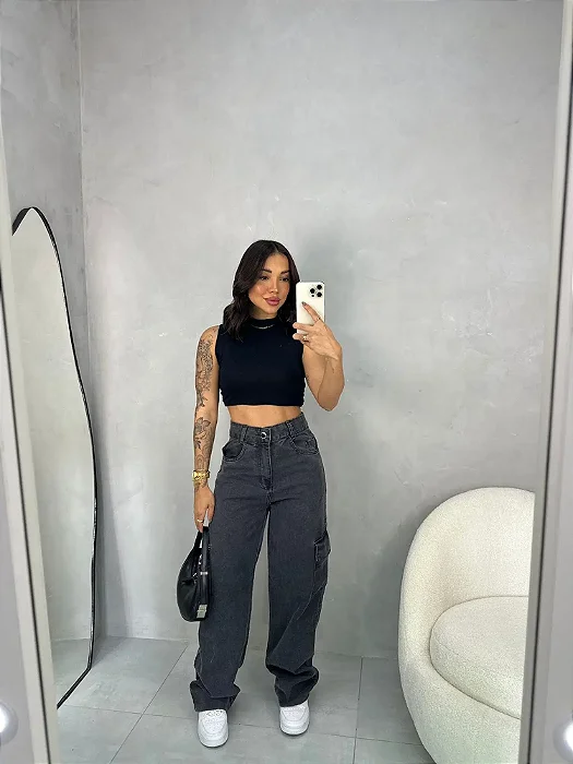 Calça cargo black