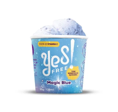 Sorvete Magic Blue 120ml - Yesfree