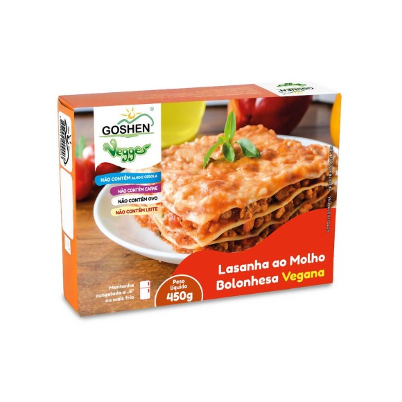 Lasanha Bolonhesa de Soja 450g - Goshen
