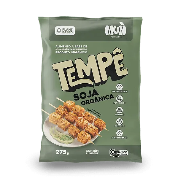 Tempê de Soja Orgânica 275g - Mun