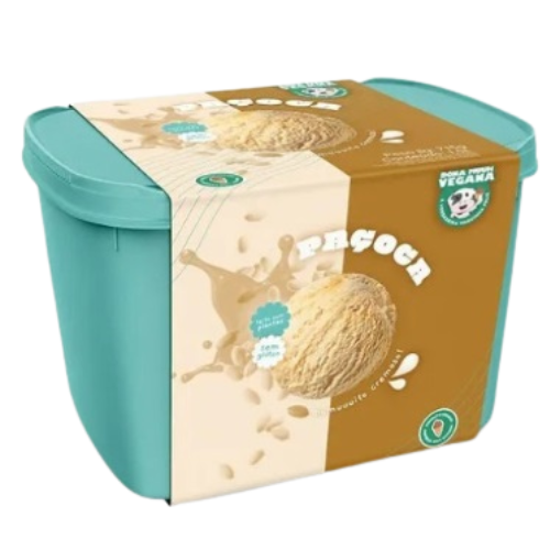 Sorvete de Paçoca 1,5L - Mumu