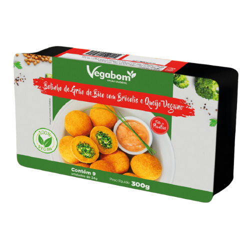Bolinho de Grão de Bico 300g - Vegabom