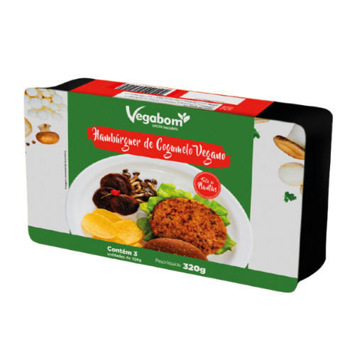 Hamburguer de Cogumelo 320g - Vegabom