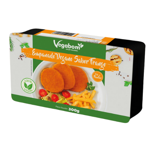 Empanado Sabor Frango 300g - Vegabom