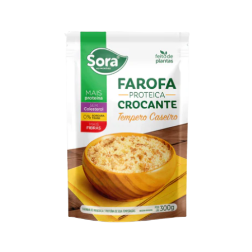 Farofa Proteica Tempero Caseiro 300g - Sora