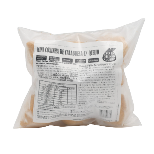 Mini Coxinha de Calabresa c/ Queijo 300g - Casa da Coxinha Vegana