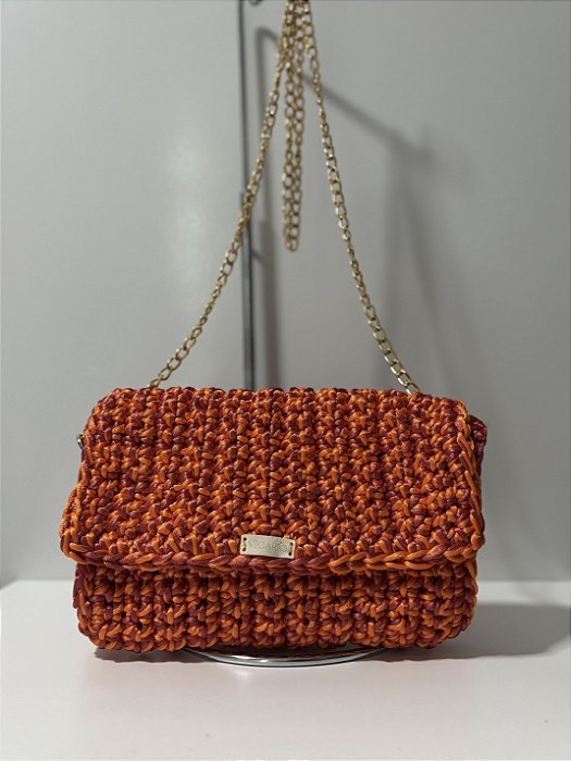 Bolsa Leblon Mesclada Rosa e Laranja