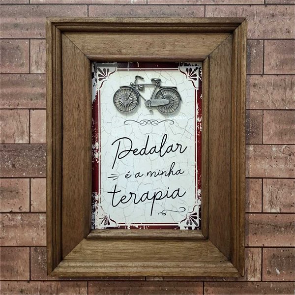 Quadro Bike em Azulejo e Metal