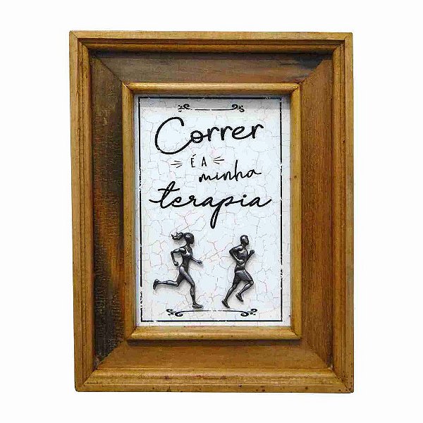 Quadro Correr é a Minha Terapia