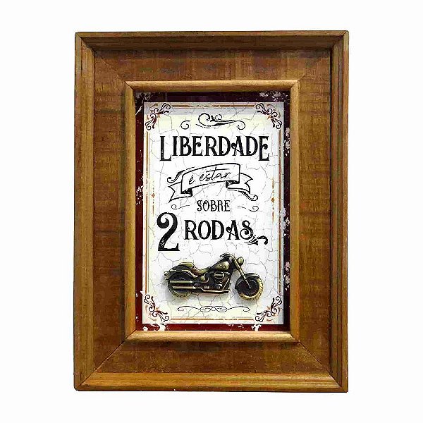Quadro Liberdade é Estar em Duas Rodas