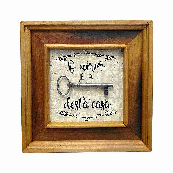 Quadro o Amor é a Chave desta Casa